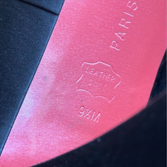 Paris Hilton platformโBowโDetailโPleatedโstilettoโheelsโsizeโ9โ1/2 - Picture 6 of 16